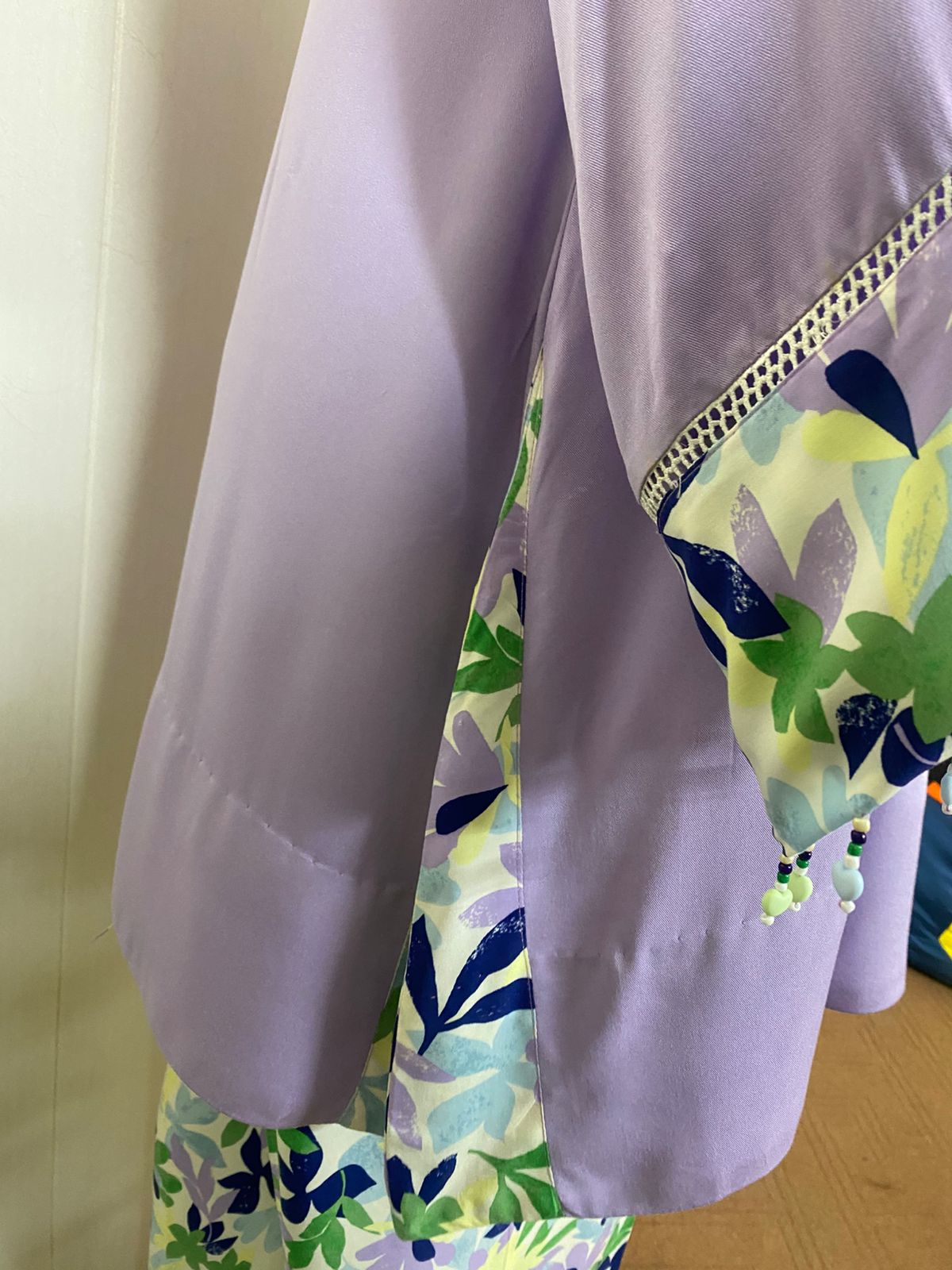 Long tie-neckline top in premium China Linen Fabric. - Image 4