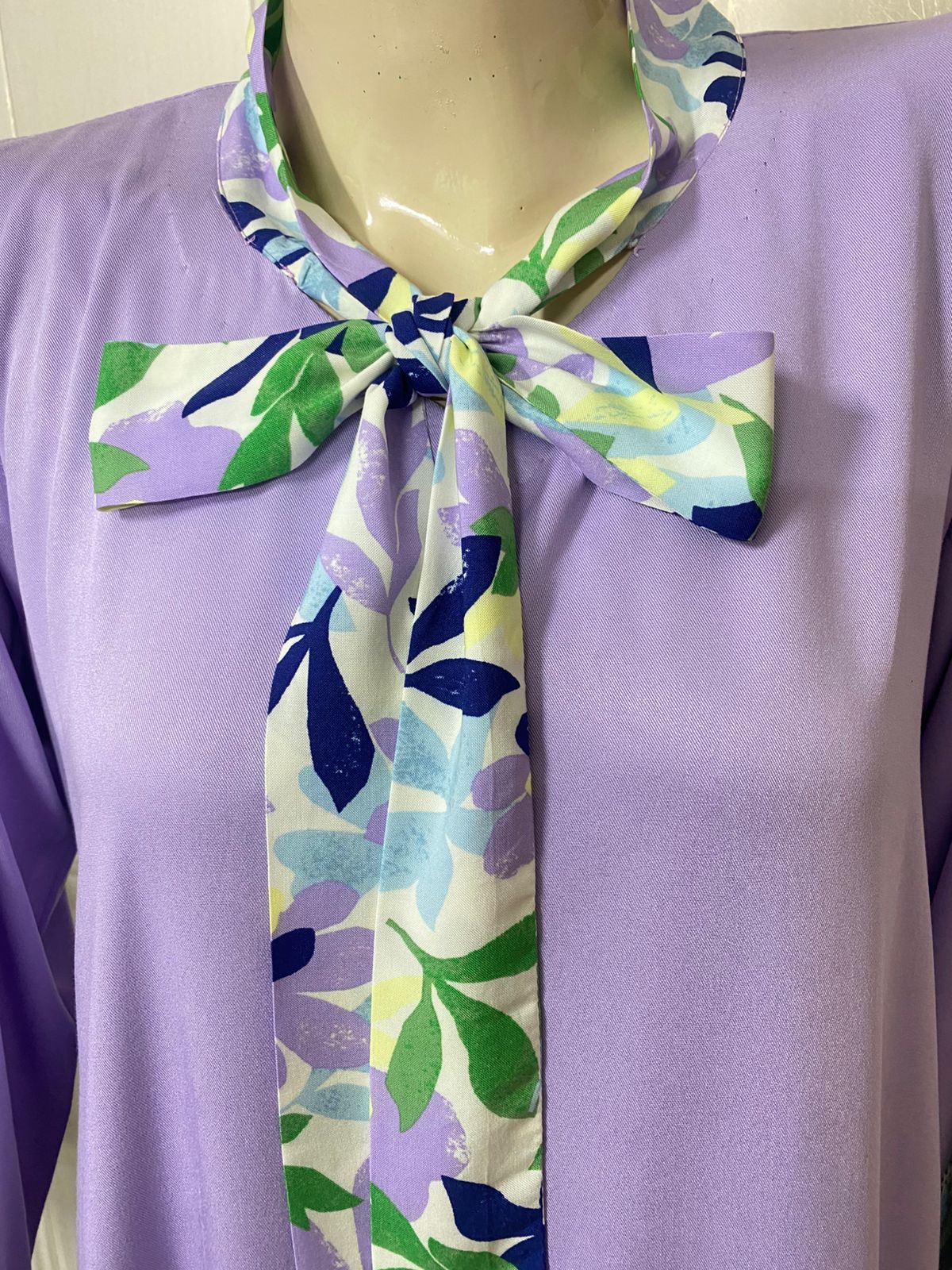 Long tie-neckline top in premium China Linen Fabric. - Image 5